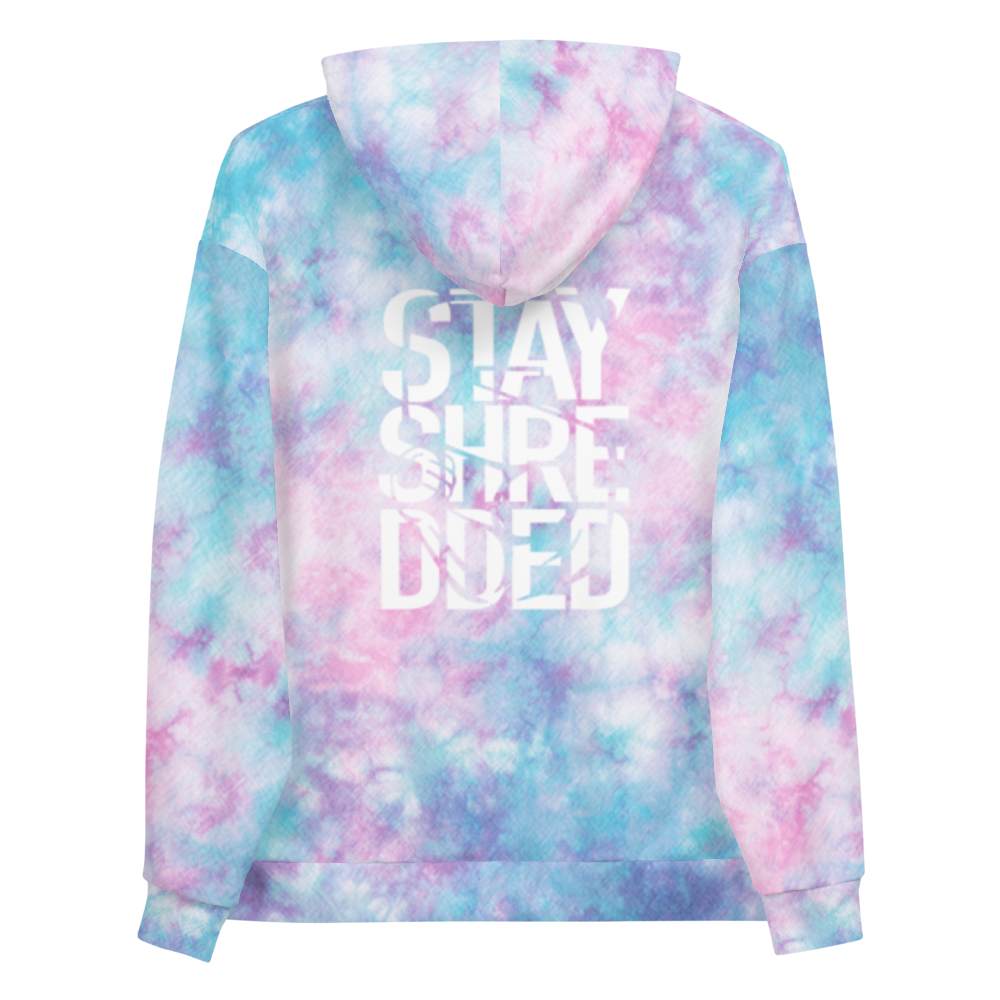 Womens STAYSHREDDED Tie Dye Hoodie