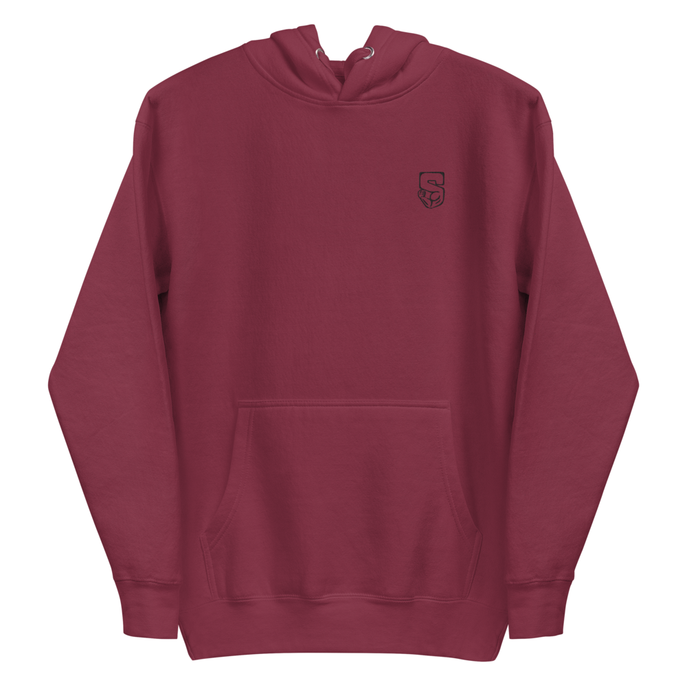 Embroidered Left Logo Hoodie